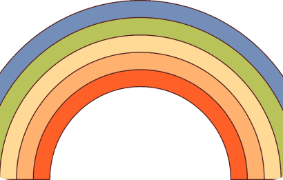 a rainbow representing Kampong Gelam
